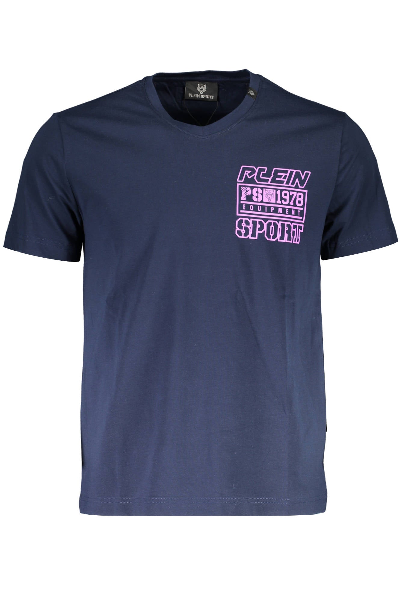 Plein Sport Blue Cotton T-Shirt - Fizigo