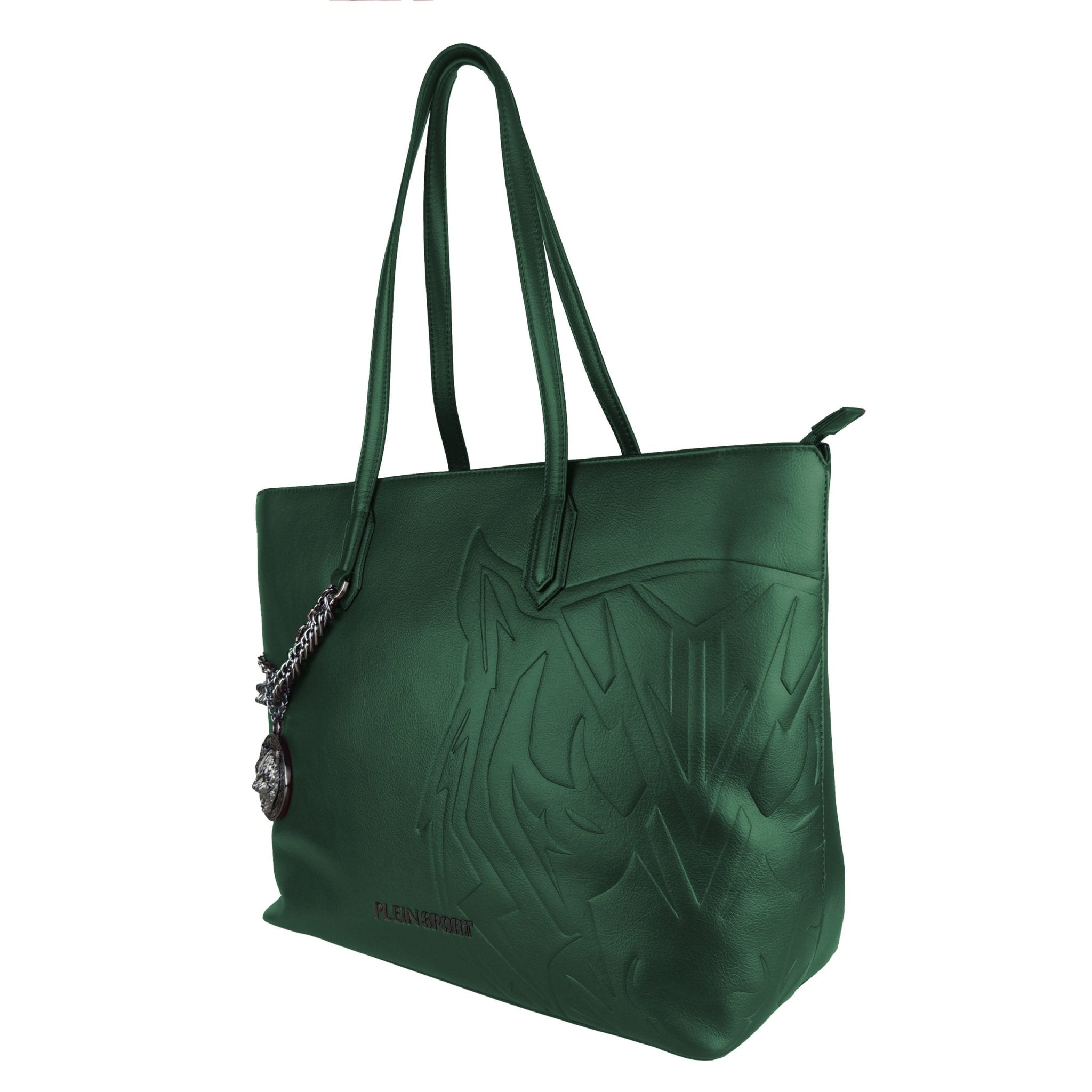 Plein Sport Green Polyurethane Shoulder Bag - Fizigo