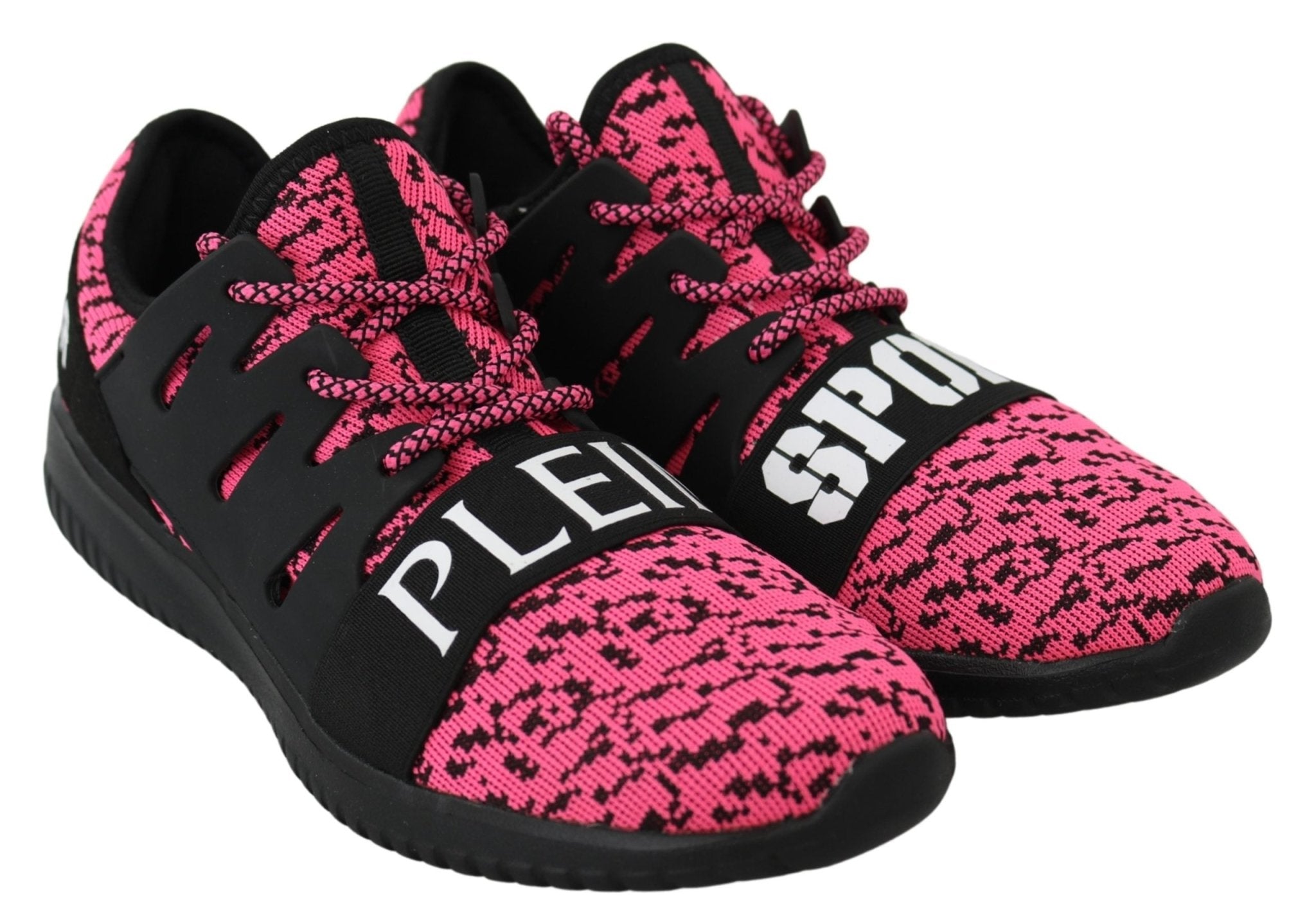 Plein Sport Pink Blush Polyester Runner Joice Sneakers Shoes - Fizigo