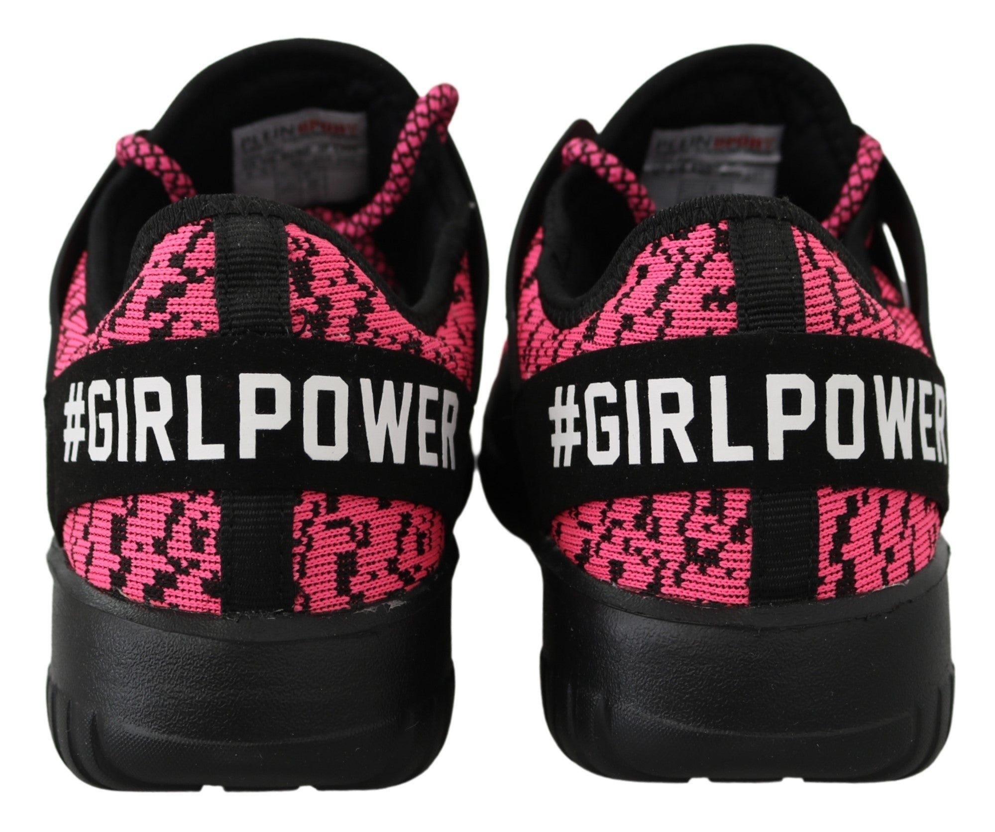 Plein Sport Pink Blush Polyester Runner Joice Sneakers Shoes - Fizigo