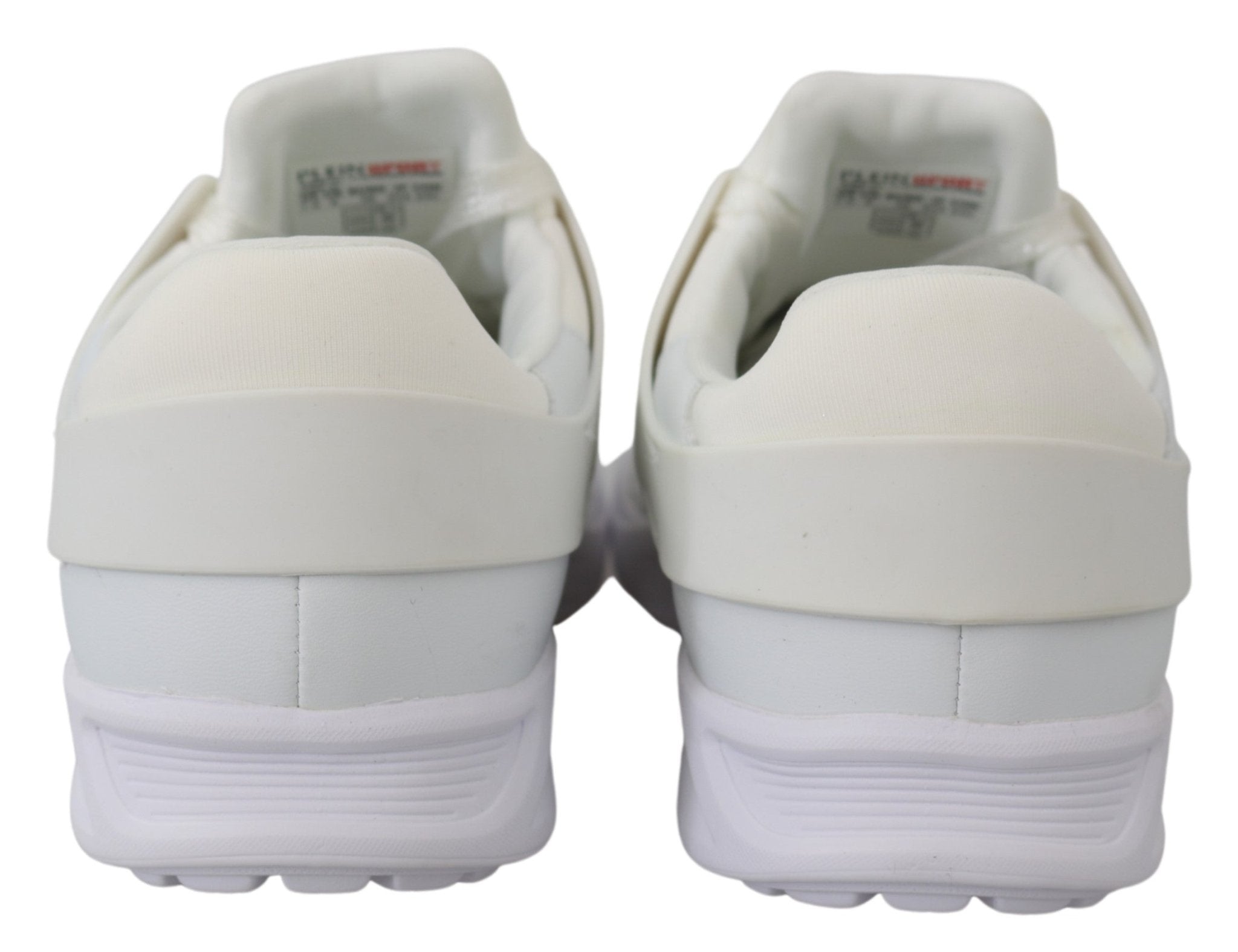 Plein Sport White Polyester Runner Beth Sneakers Shoes - Fizigo