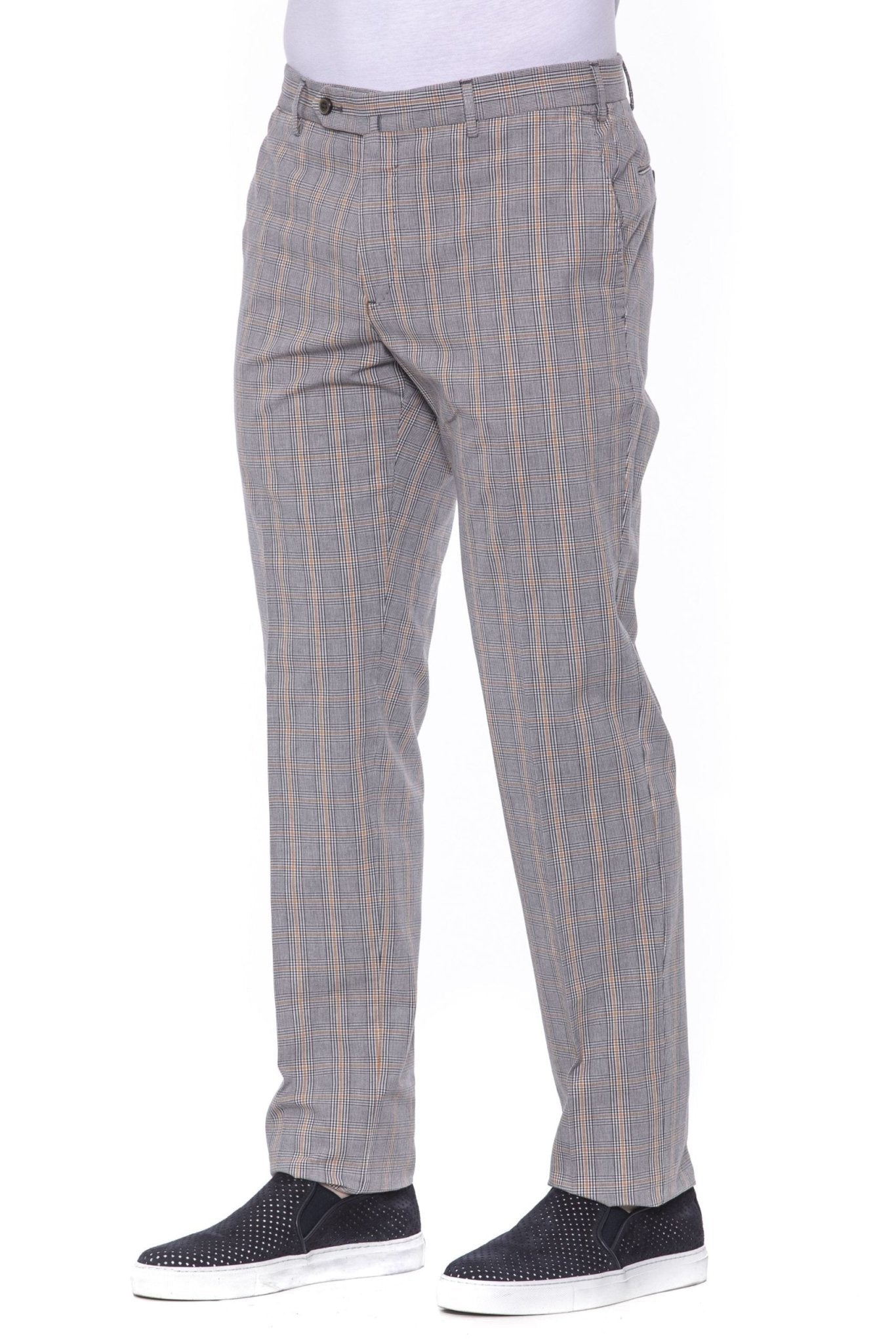 PT Torino Gray Cotton Jeans & Pant - Fizigo