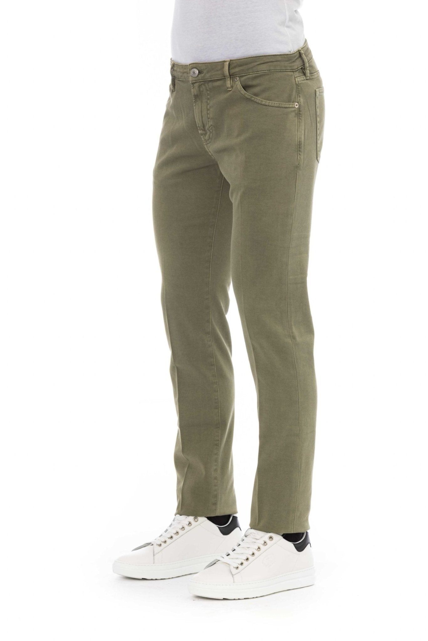PT Torino Green Cotton Jeans & Pant - Fizigo