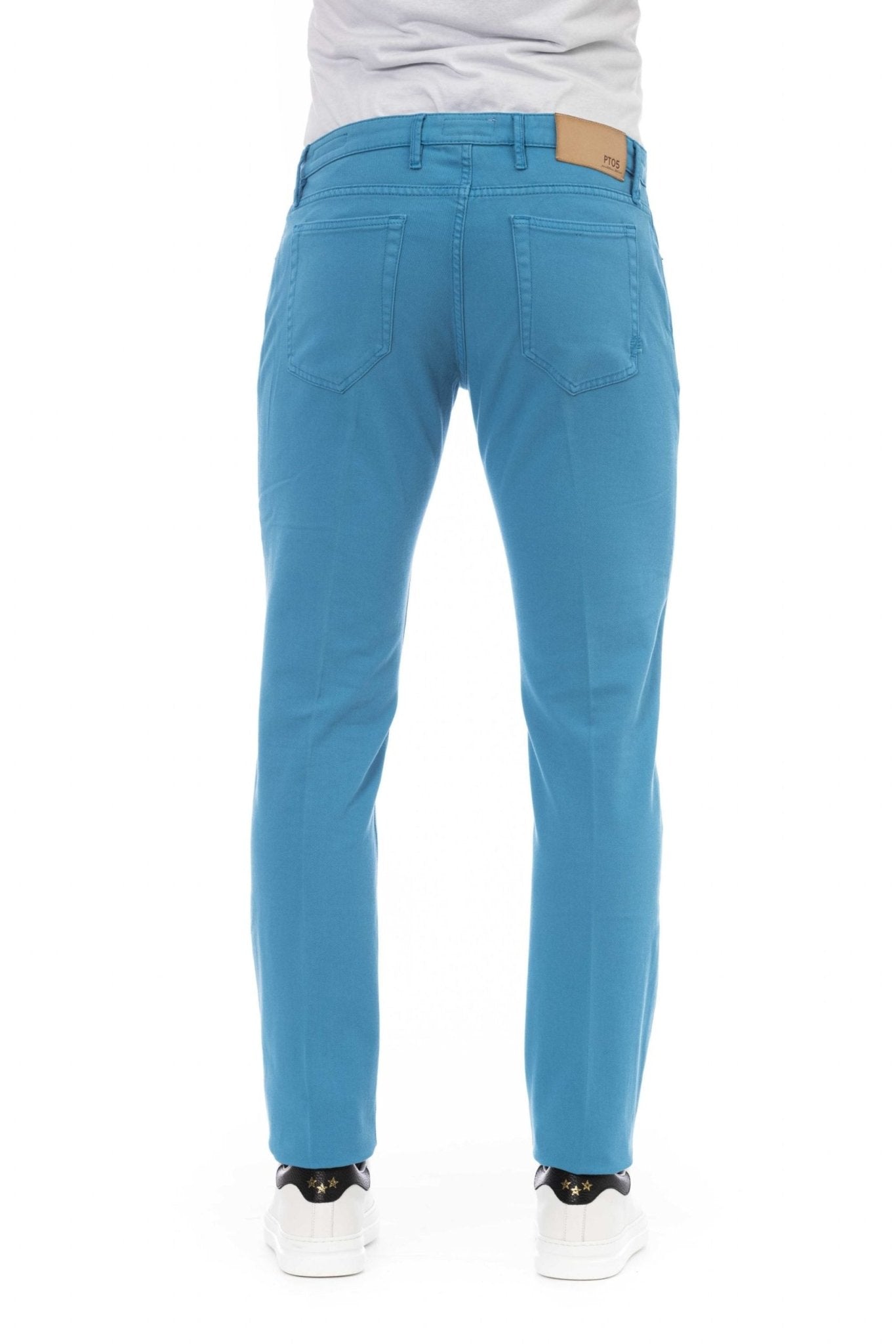 PT Torino Light-blue Cotton Jeans & Pant - Fizigo