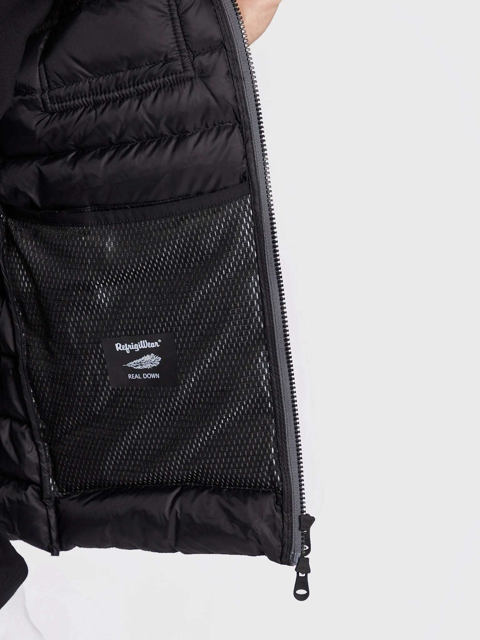 Refrigiwear Black Nylon Jacket - Fizigo