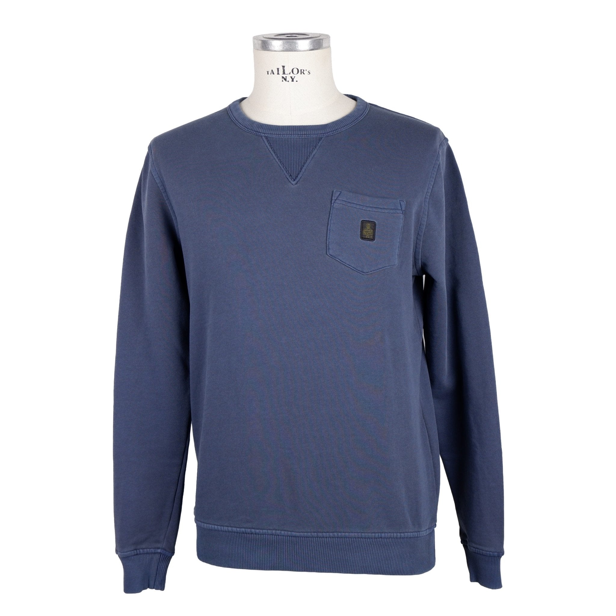 Refrigiwear Blue Cotton Sweater - Fizigo