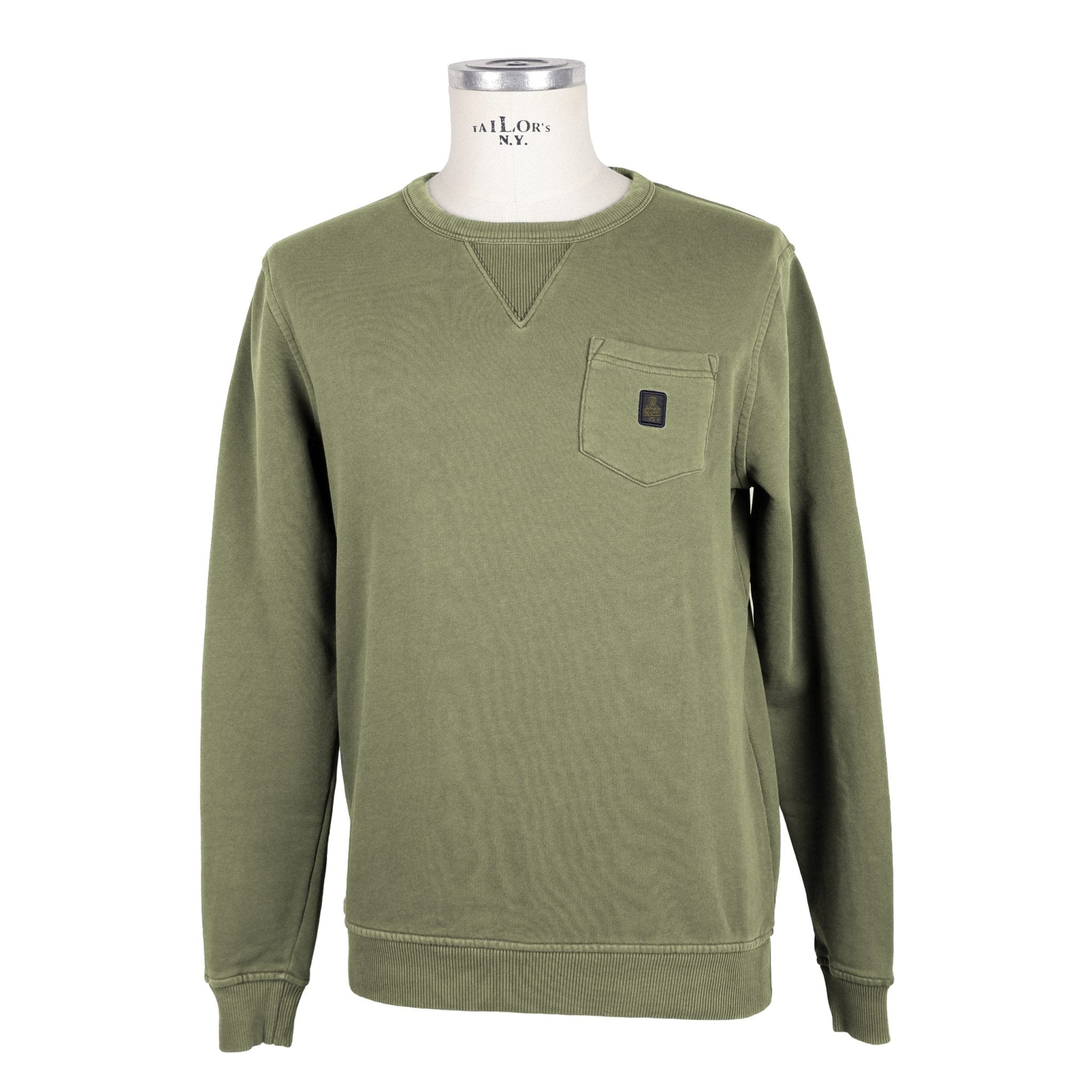 Refrigiwear Green Cotton Sweater - Fizigo