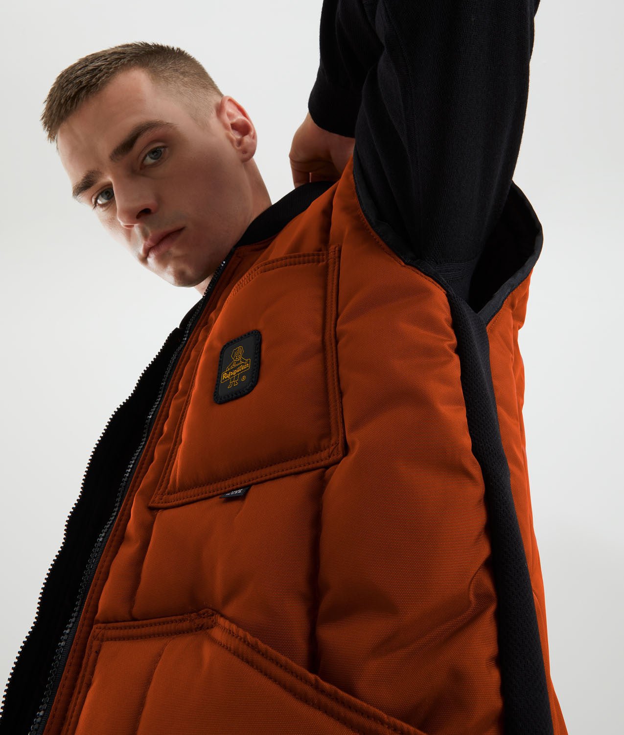 Refrigiwear Orange Polyester Jacket - Fizigo