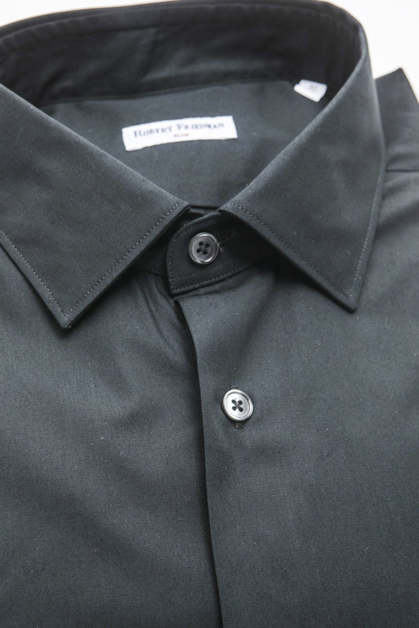 Robert Friedman Black Cotton Shirt - Fizigo