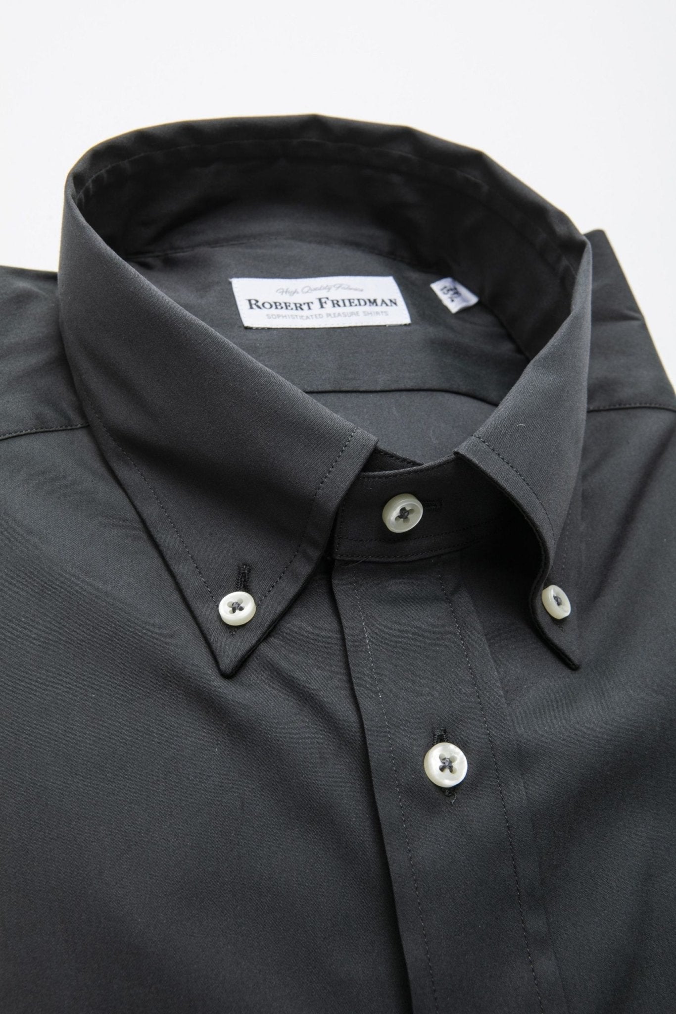 Robert Friedman Gray Cotton Shirt - Fizigo
