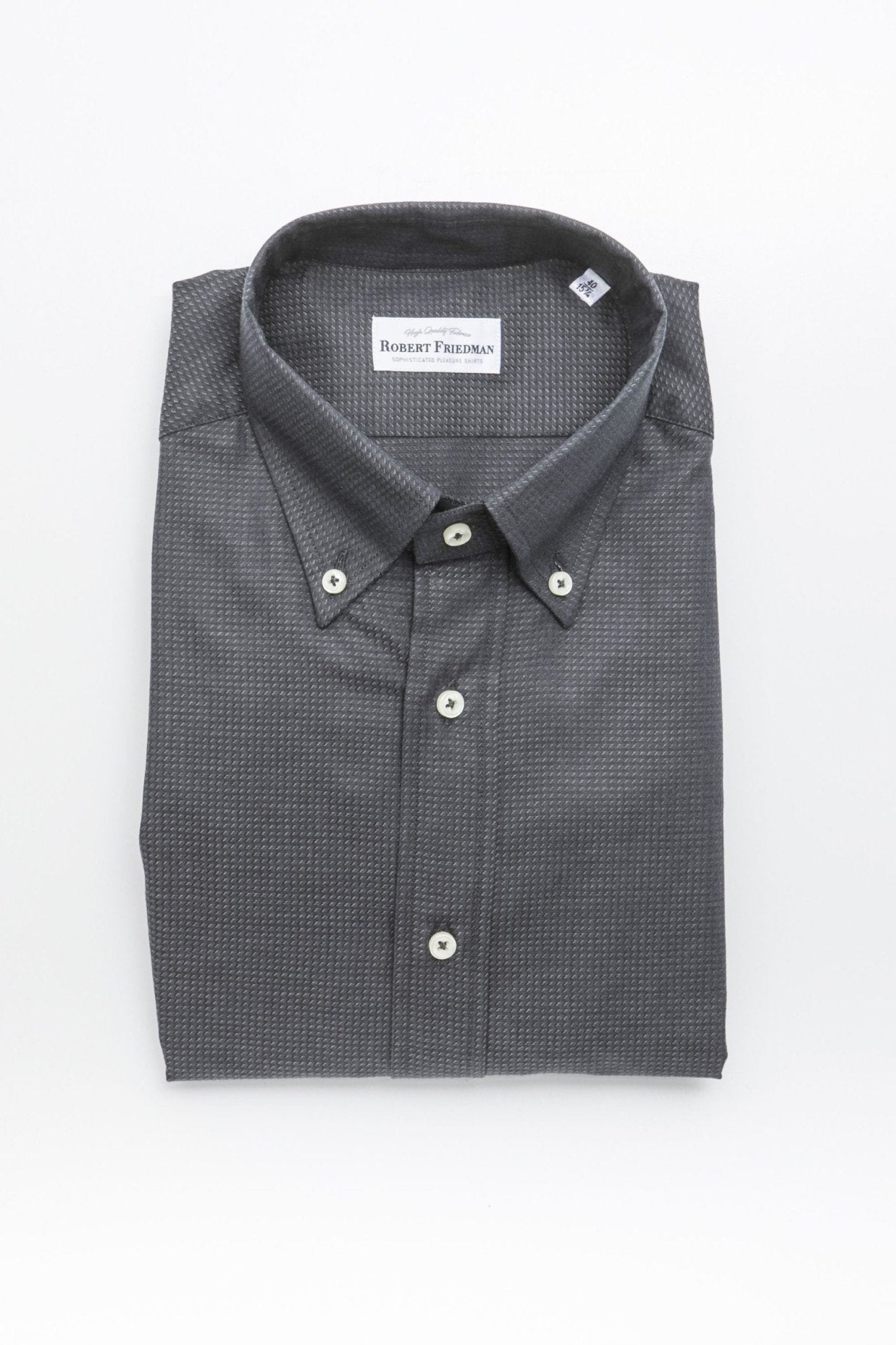 Robert Friedman Green Cotton Shirt - Fizigo