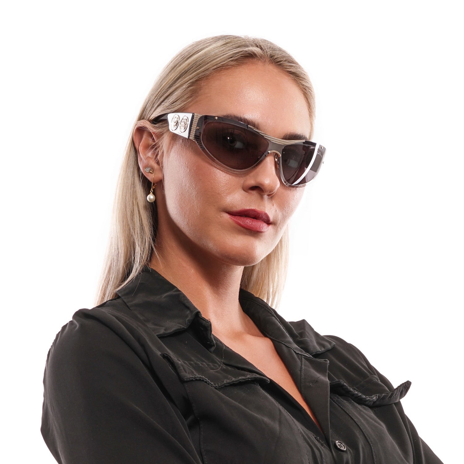 Roberto Cavalli Grey Sunglasses for Woman - Fizigo