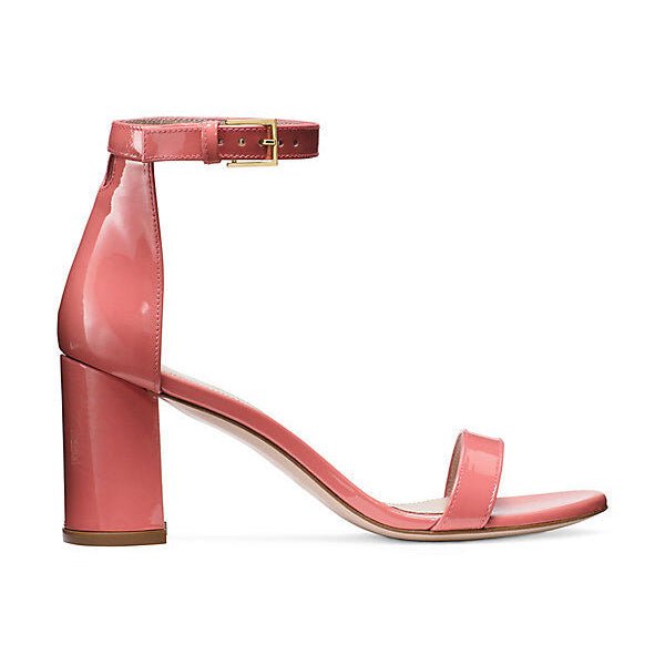 Stuart Weitzman Pink Calfskin Sandal - Fizigo
