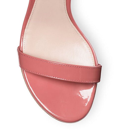 Stuart Weitzman Pink Calfskin Sandal - Fizigo