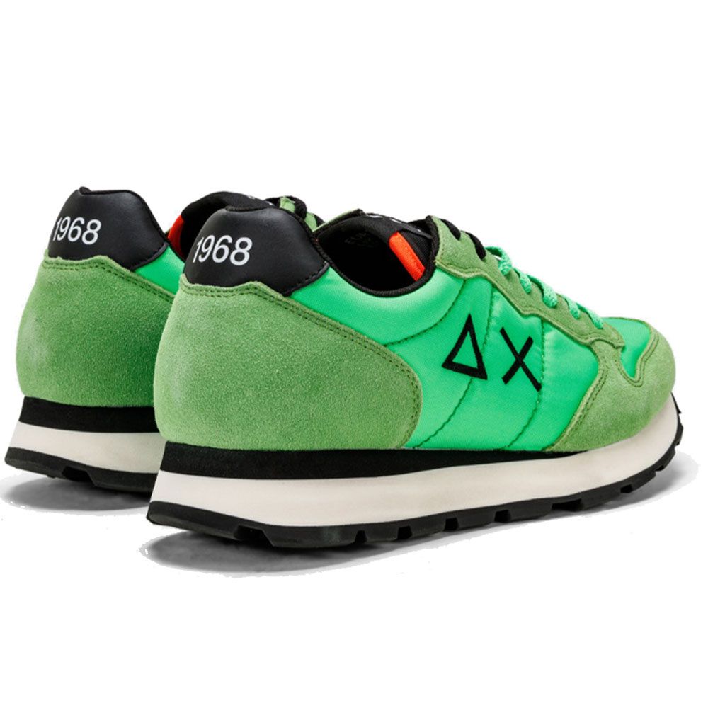 Sun68 Green Leather Sneaker - Fizigo