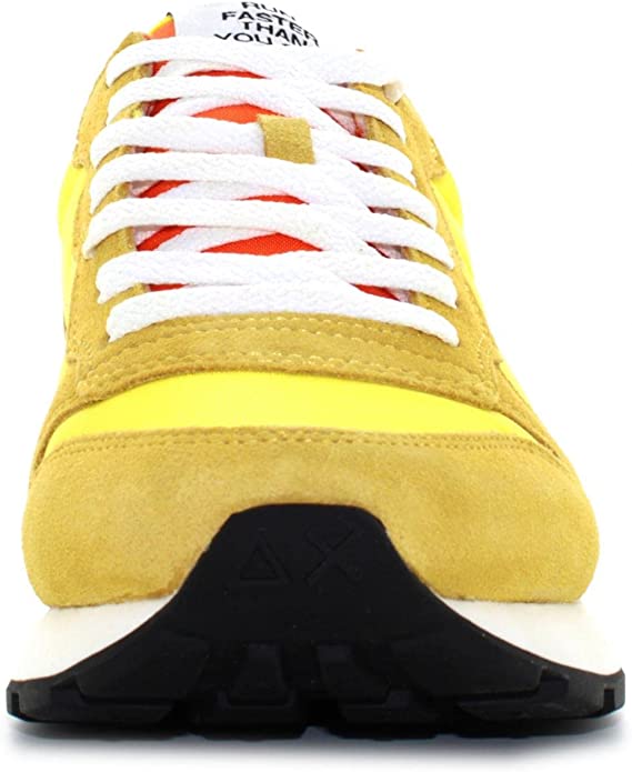 Sun68 Yellow Leather Sneaker - Fizigo