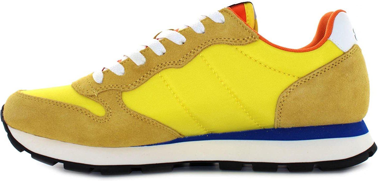 Sun68 Yellow Leather Sneaker - Fizigo