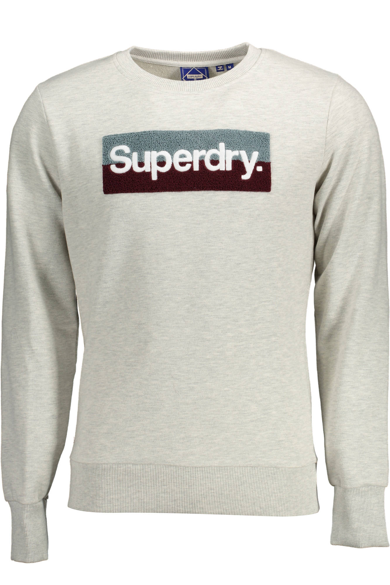 Superdry Gray Cotton Sweater - Fizigo