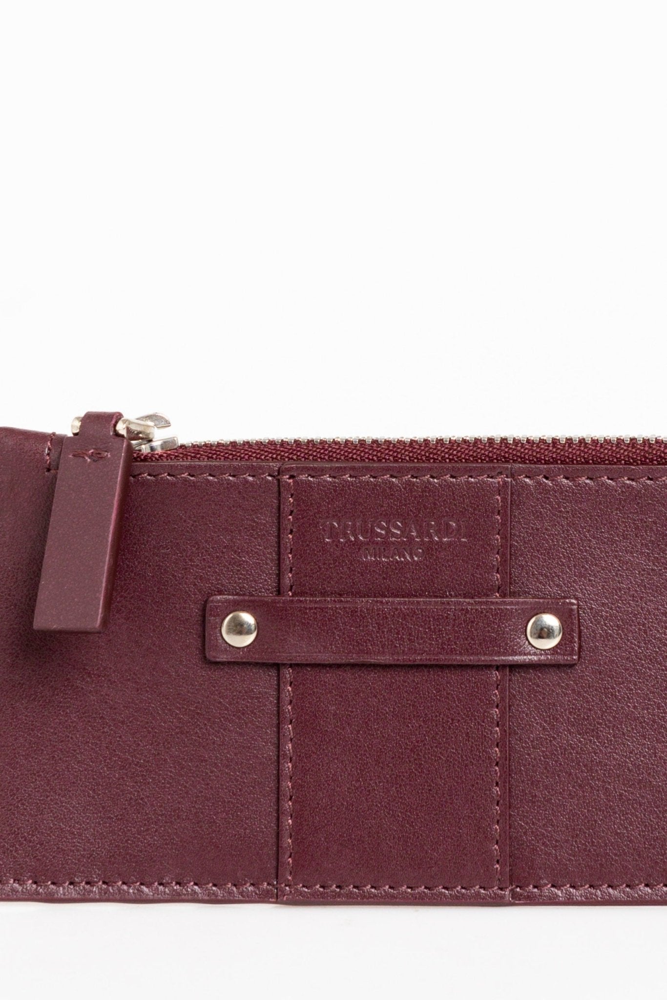 Trussardi Brown Leather Wallet - Fizigo