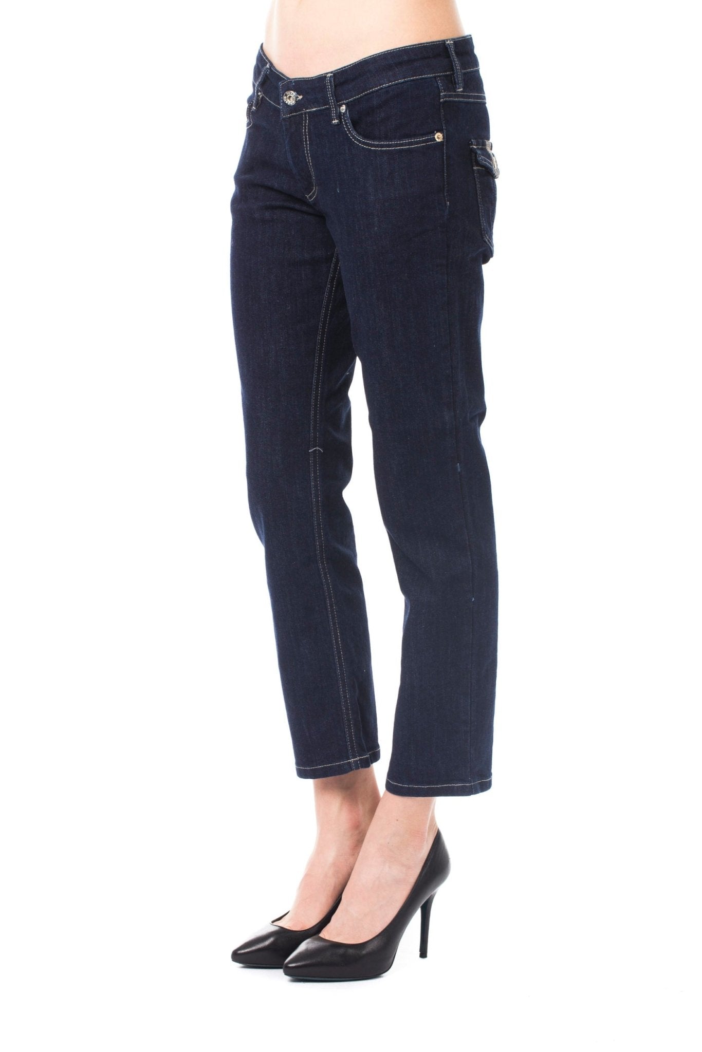 Ungaro Fever Blue Cotton Jeans & Pant - Fizigo