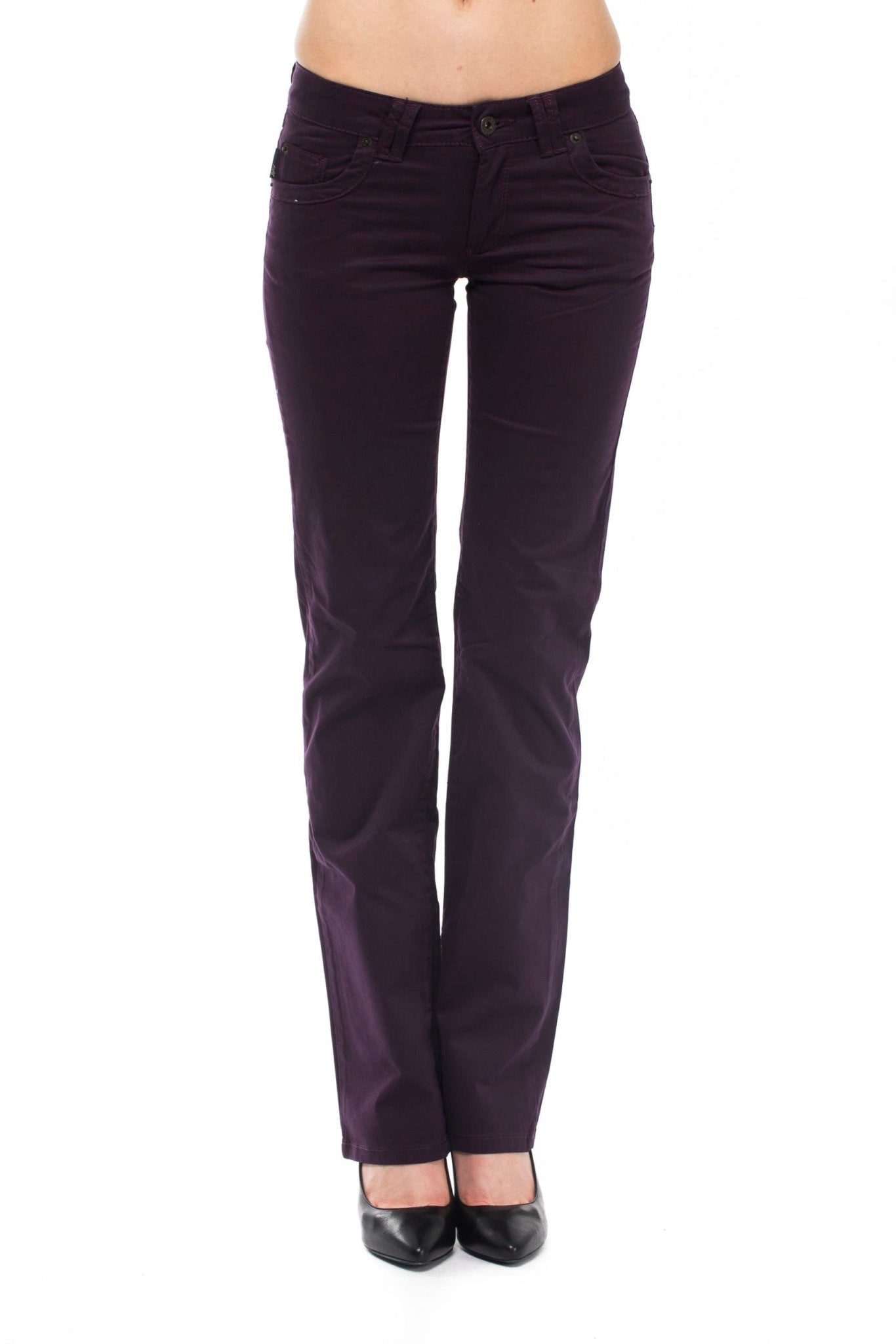 Ungaro Fever Violet Cotton Jeans & Pant - Fizigo