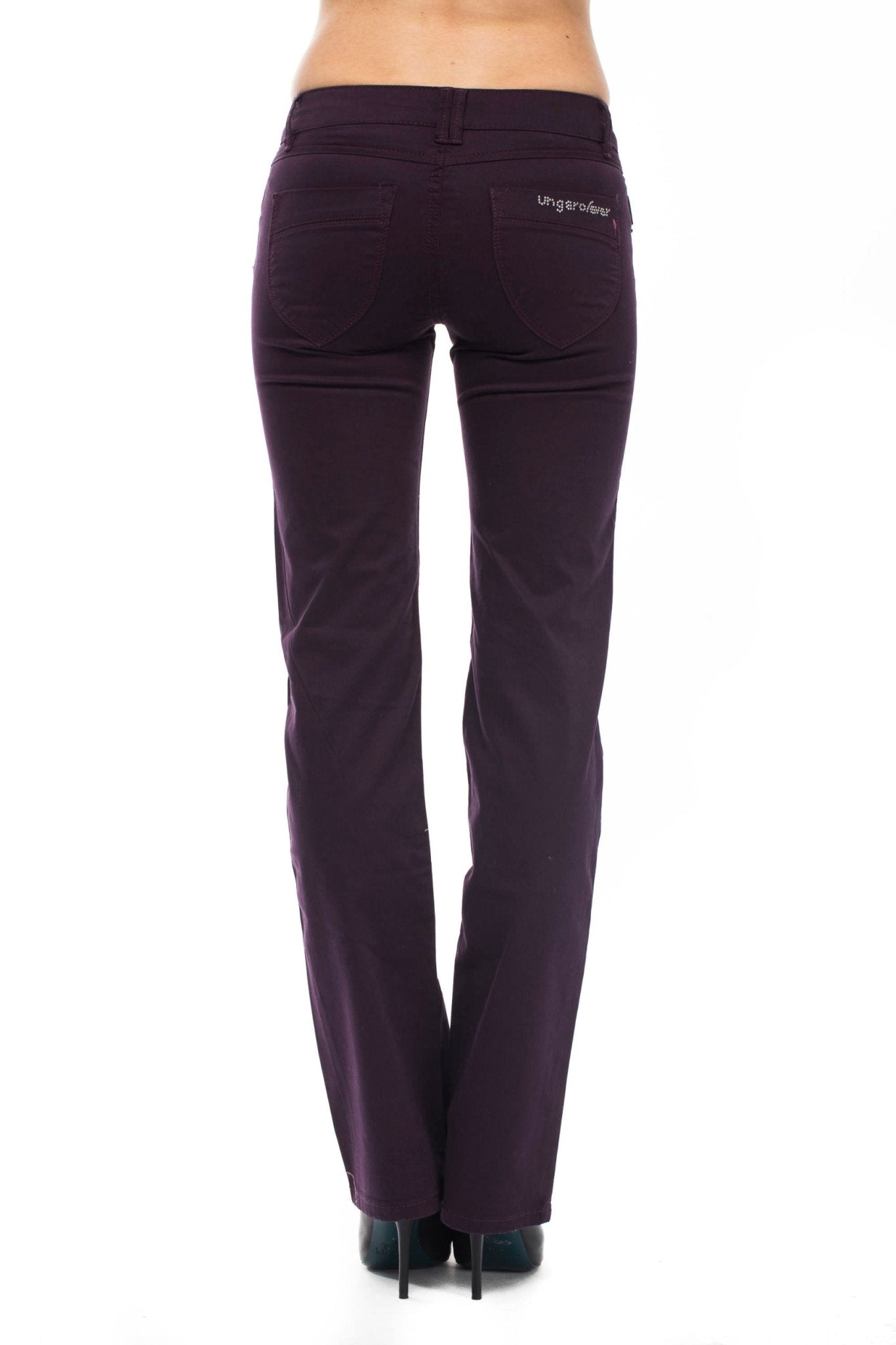 Ungaro Fever Violet Cotton Jeans & Pant - Fizigo