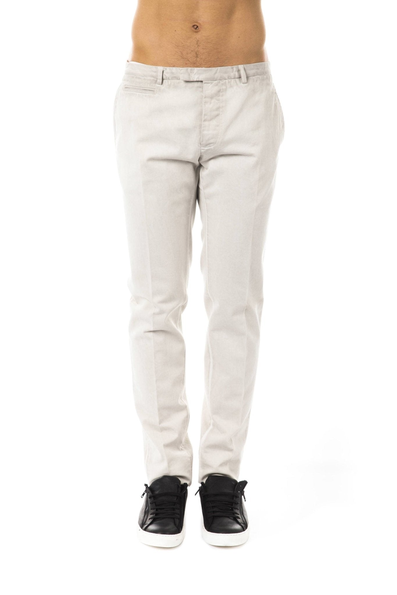 Uominitaliani Gray Cotton Jeans & Pant - Fizigo