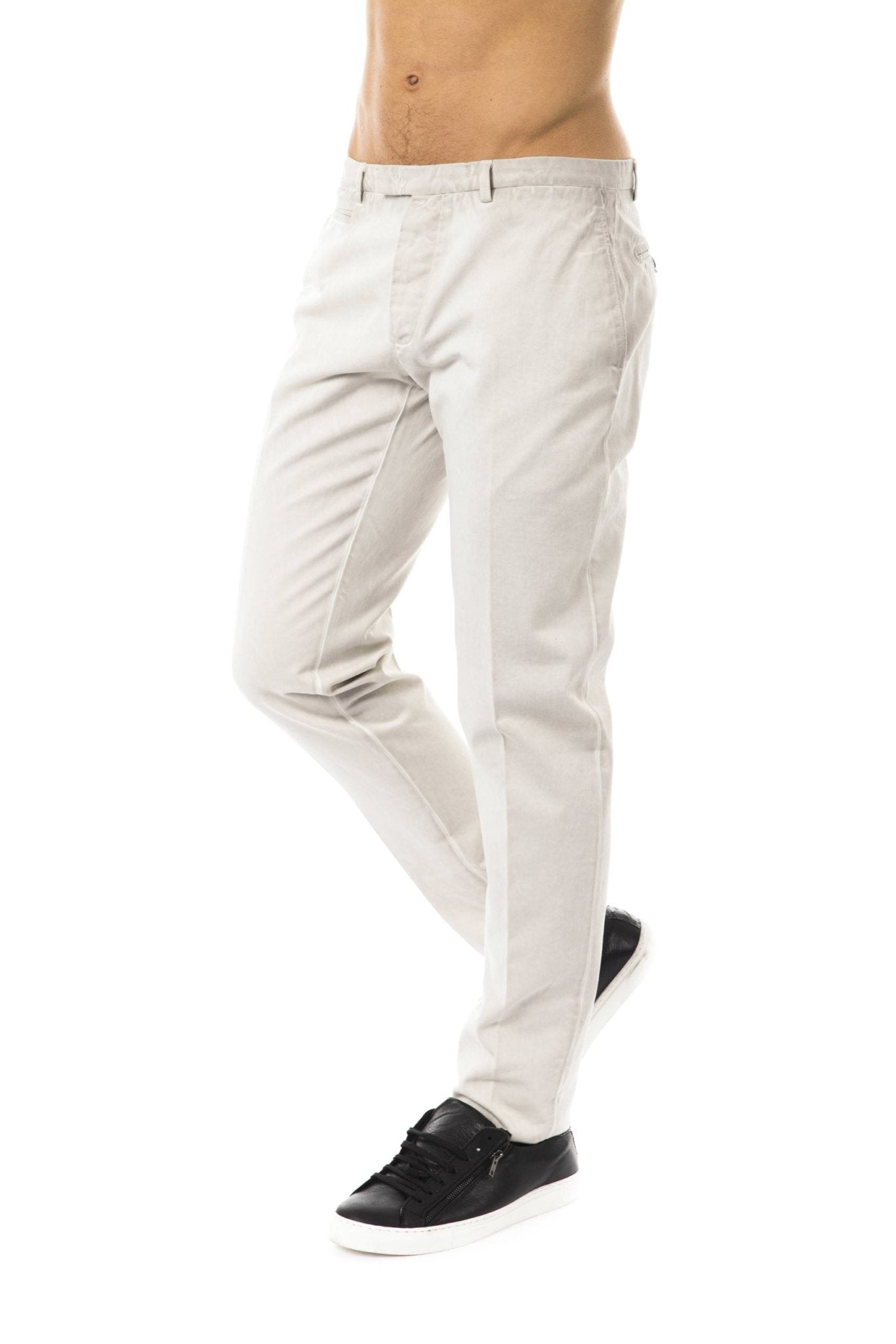 Uominitaliani Gray Cotton Jeans & Pant - Fizigo