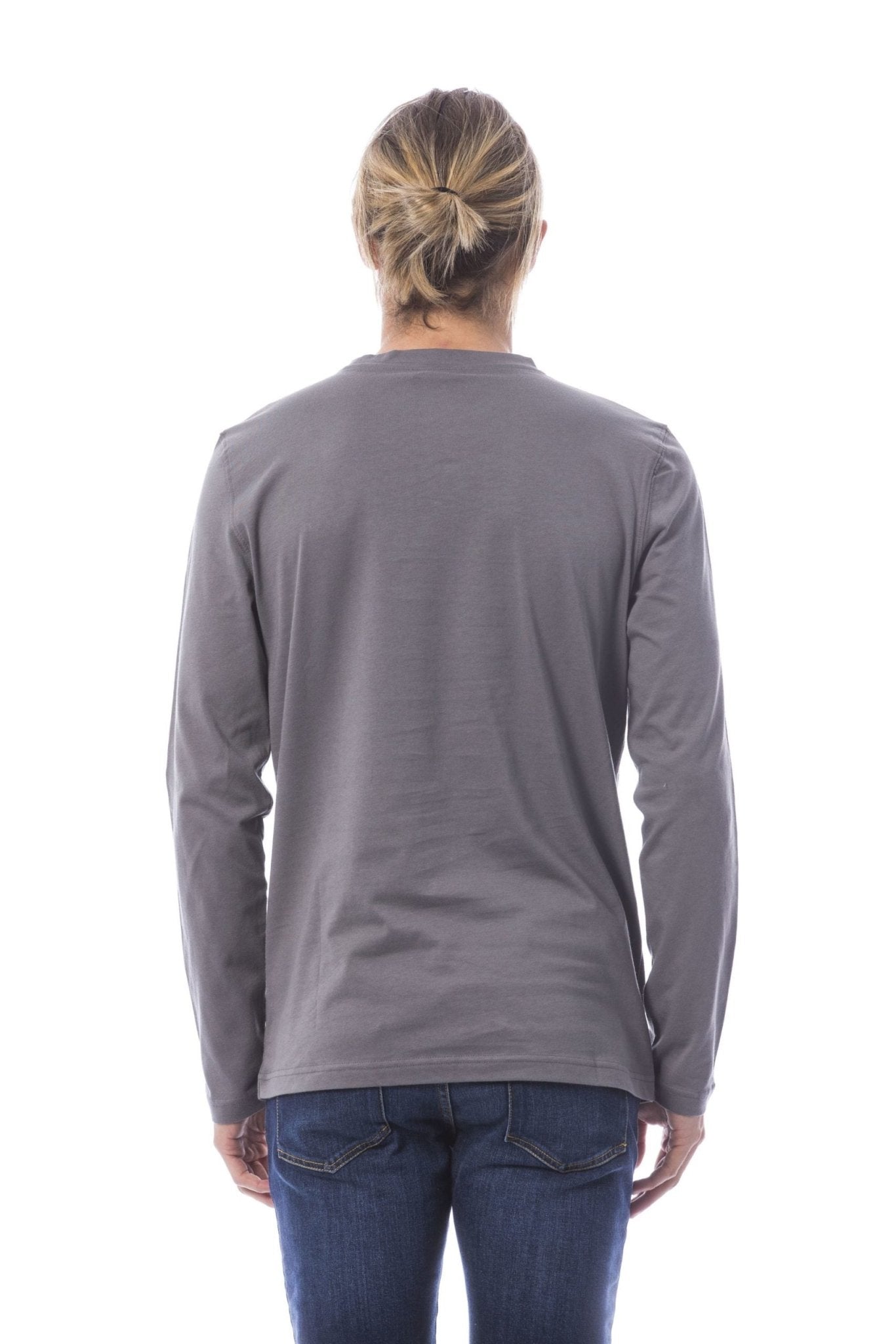 Verri Gray Cotton T-Shirt - Fizigo