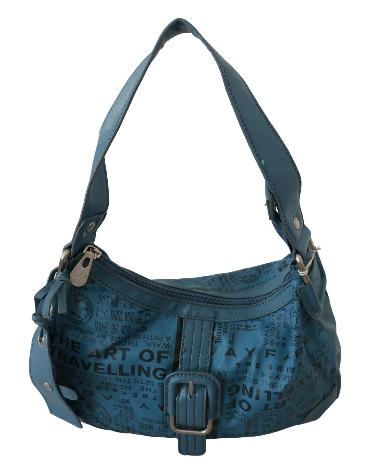 WAYFARER Shoulder Handbag Printed Purse Women Blue - Fizigo