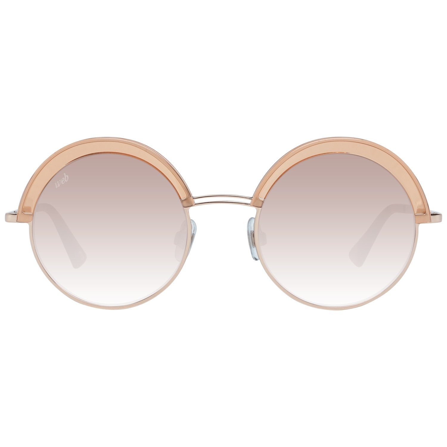 Web Rose Gold Sunglasses for Woman - Fizigo