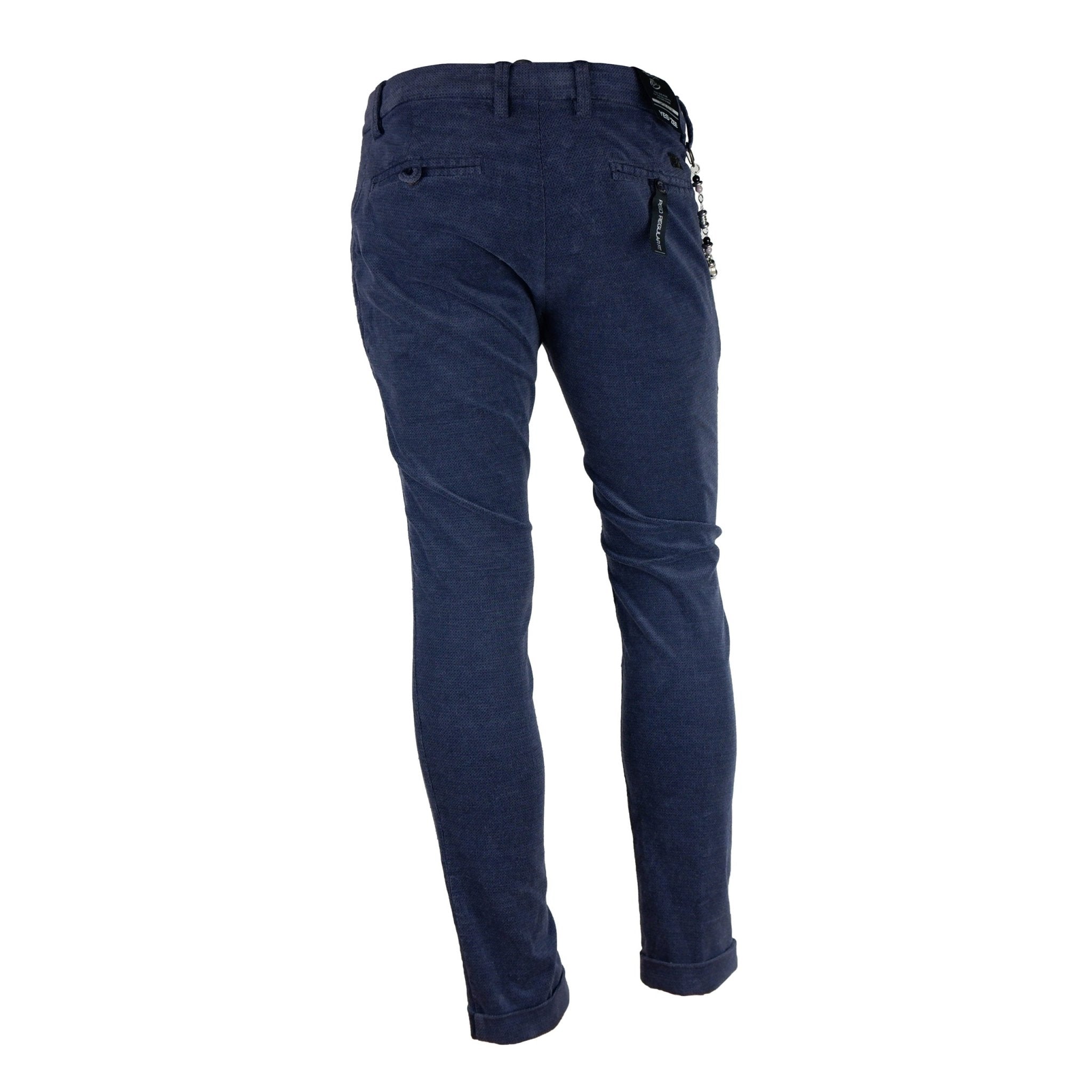 Yes Zee Blue Cotton Jeans & Pant - Fizigo