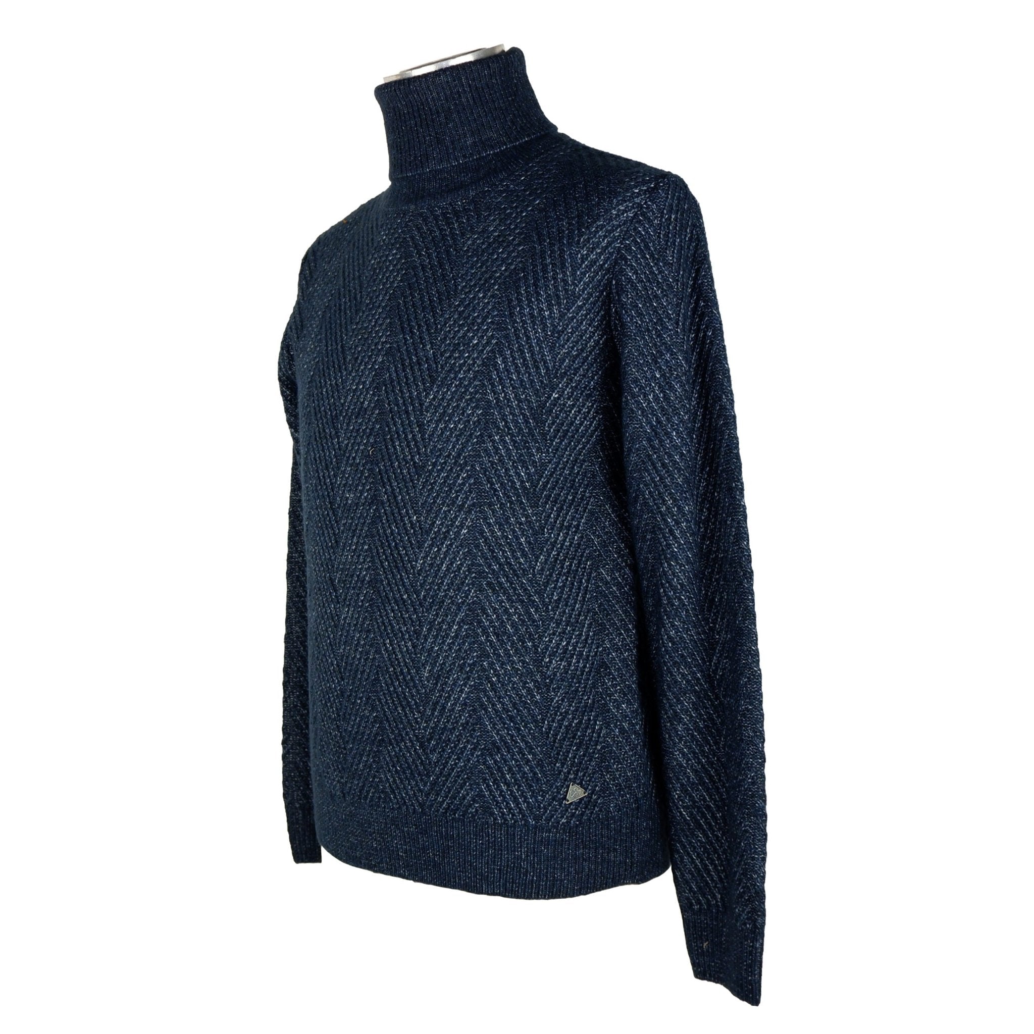 Yes Zee Blue Polyamide Sweater - Fizigo