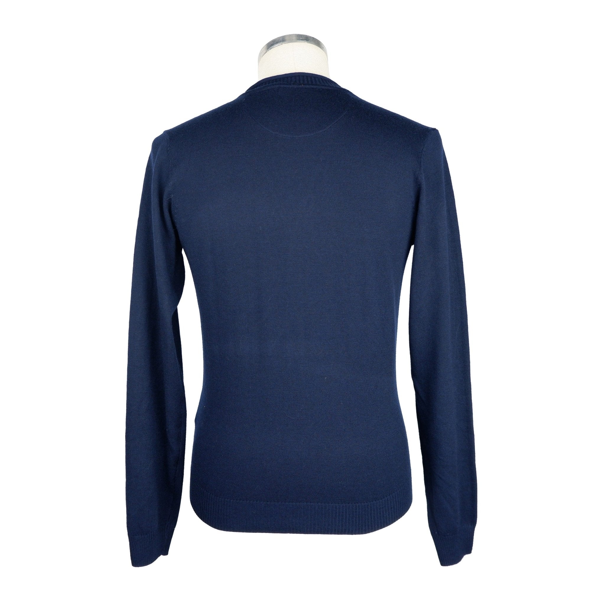 Yes Zee Blue Polyester Sweater - Fizigo