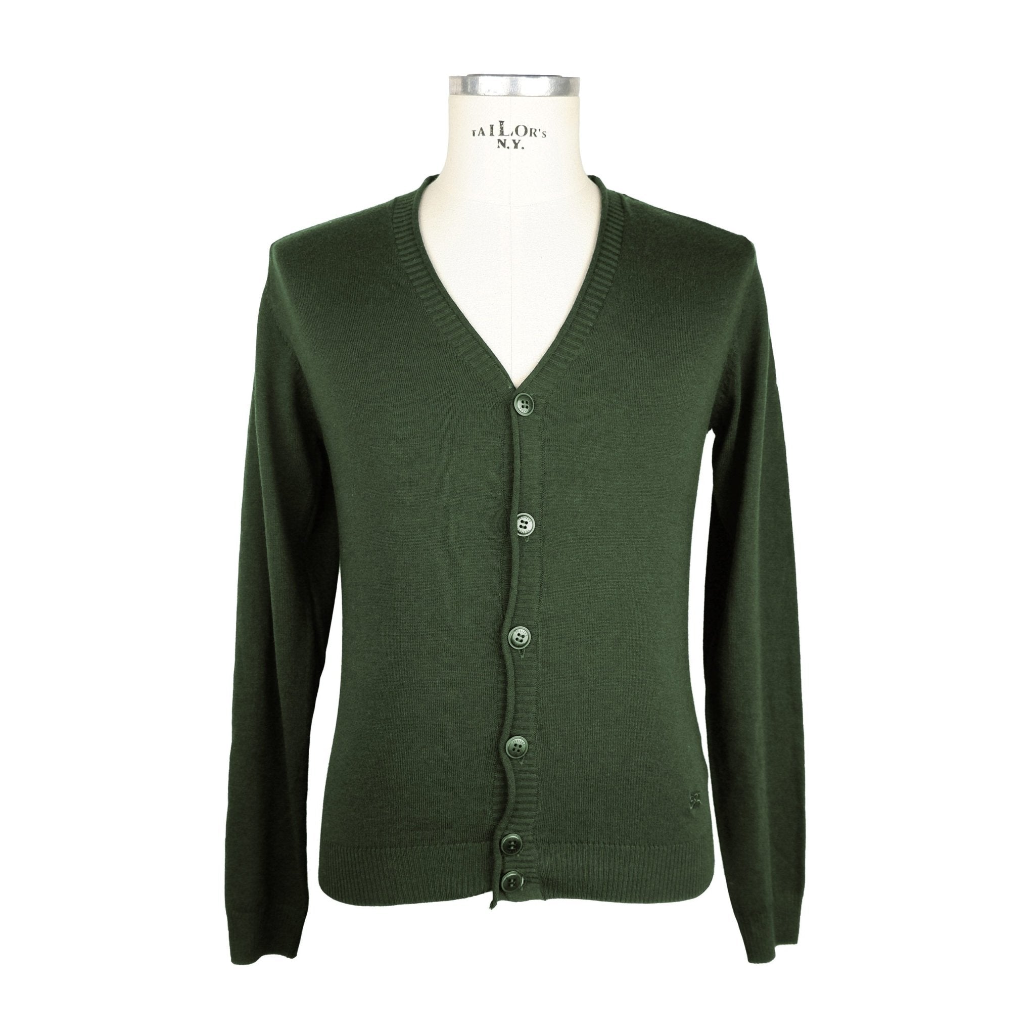 Yes Zee Green Polyester Sweater - Fizigo