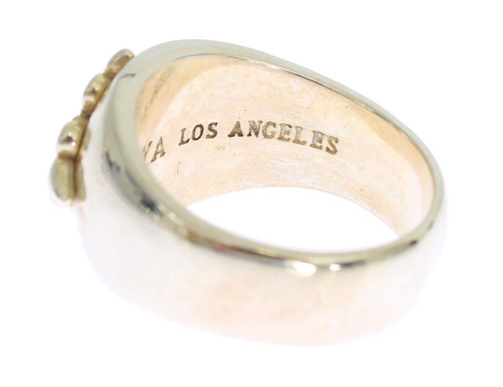 Nialaya Silver Crest 925 Sterling Ring - Fizigo