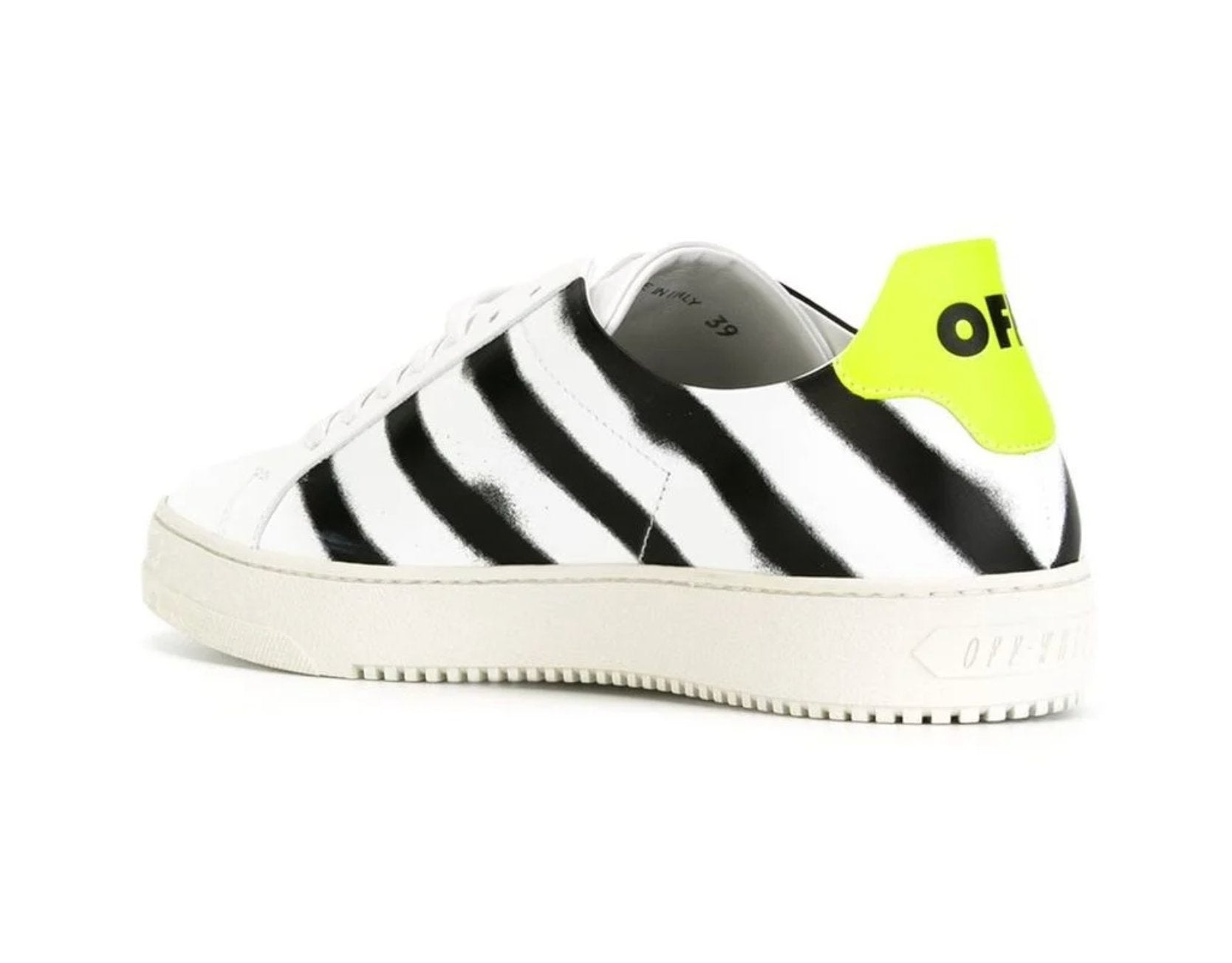 Off-White White Leather Sneaker - Fizigo