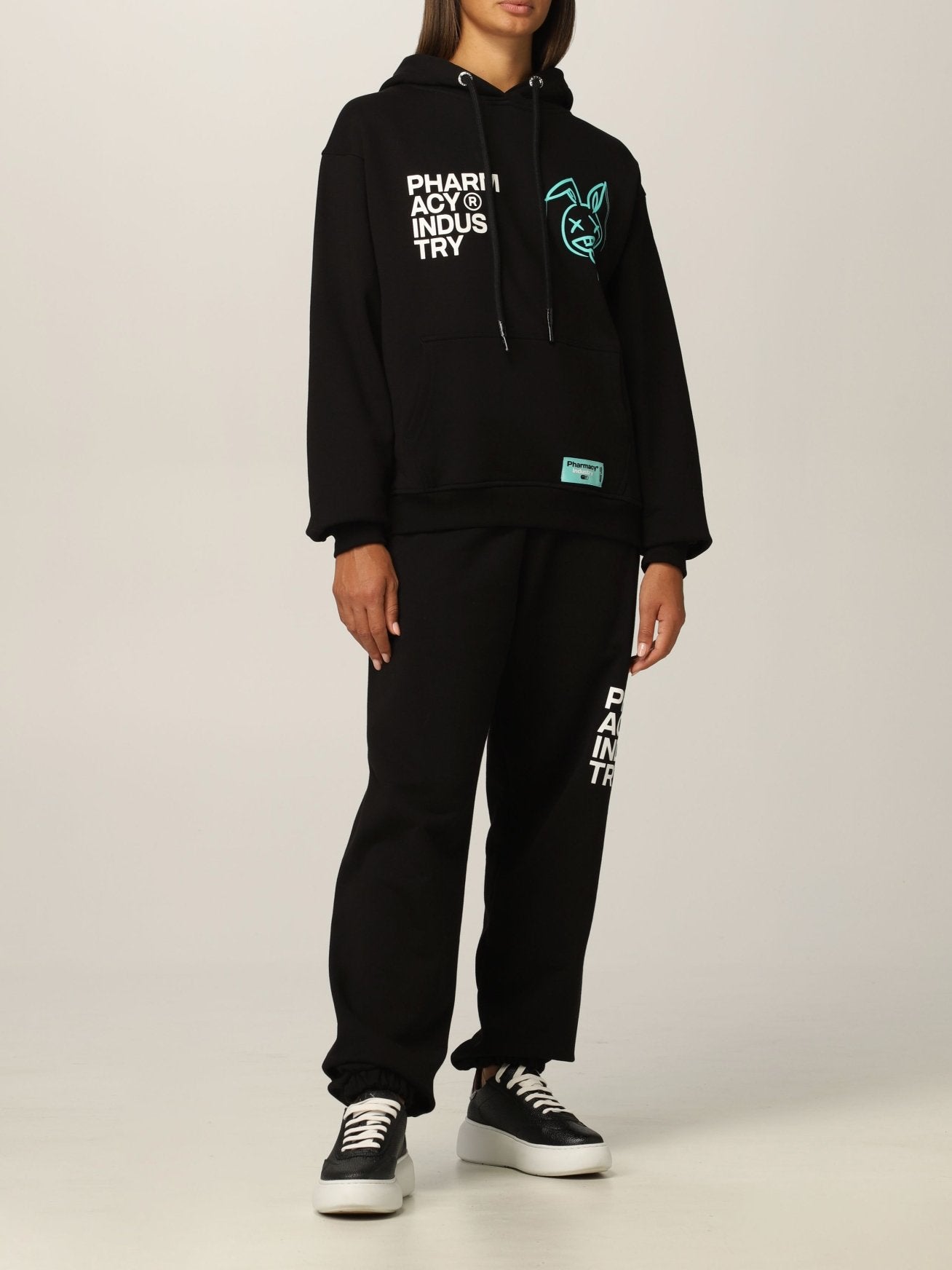 Pharmacy Industry Black Cotton Sweater - Fizigo