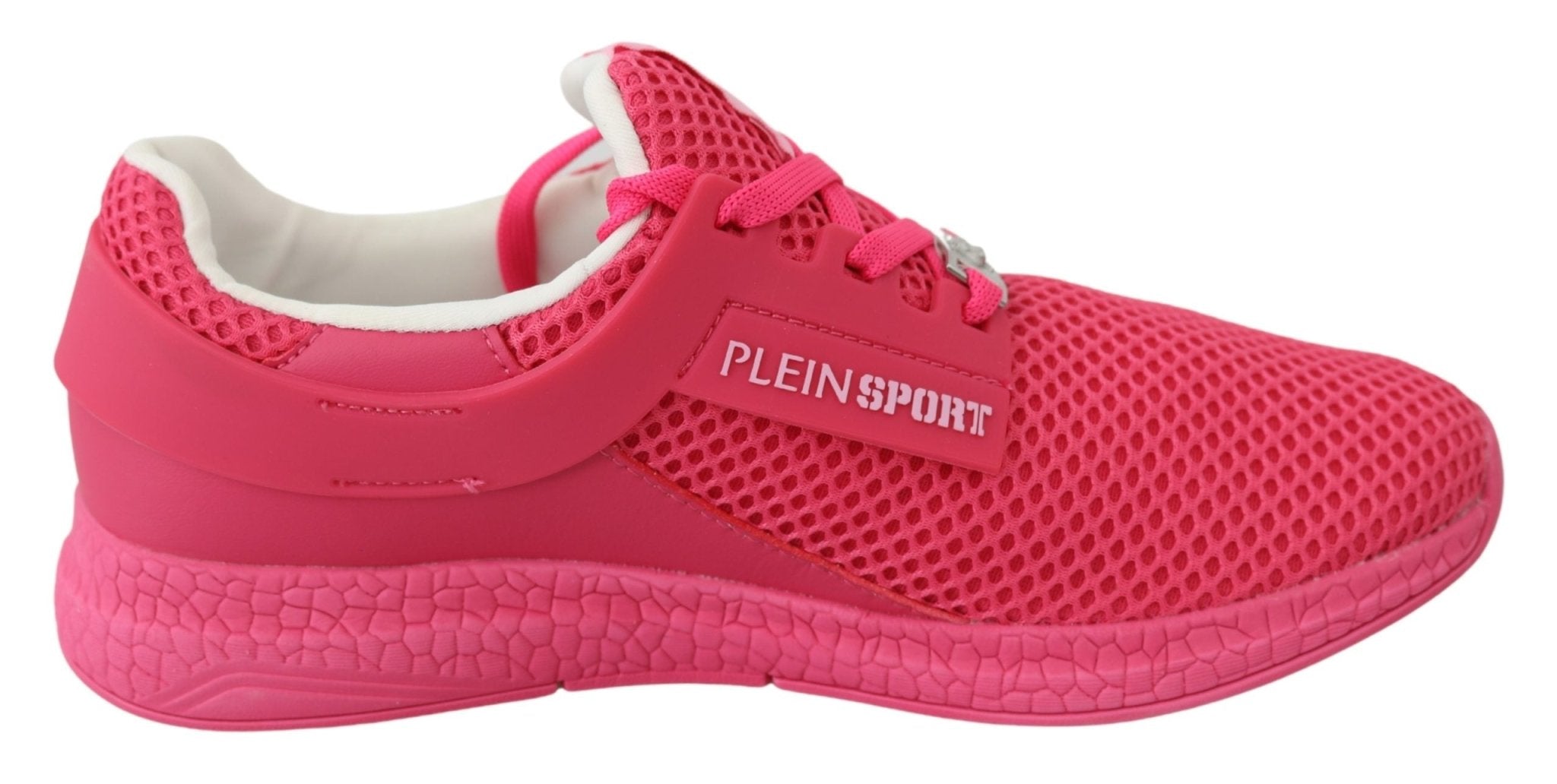 Plein Sport Fuxia Beetroot Polyester Runner Becky Sneakers Shoes - Fizigo