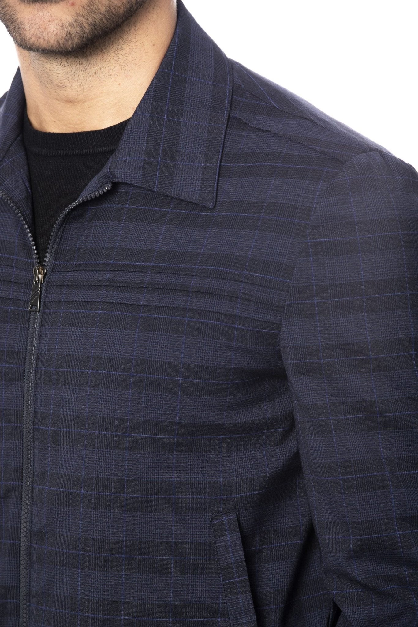 Verri Blue Wool Jacket - Fizigo